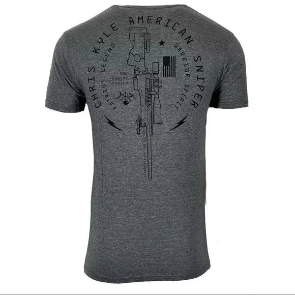 Howitzer Style Men's T-shirt CHRIS KYLE SPIRT Military Grunt Patriot - Picture 1 of 7